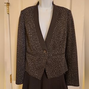 Ann Taylor LOFT Blazer - animal print